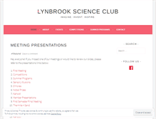 Tablet Screenshot of lynbrookscience.com